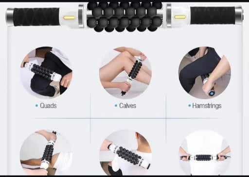 The mini wired body roller delivers targeted and powerful massage therapy for localized muscle relief.