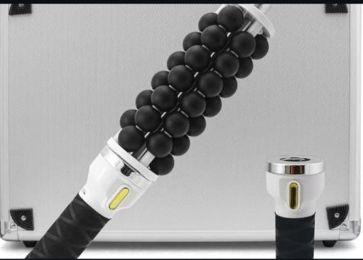 The mini wired body roller delivers targeted and powerful massage therapy for localized muscle relief.