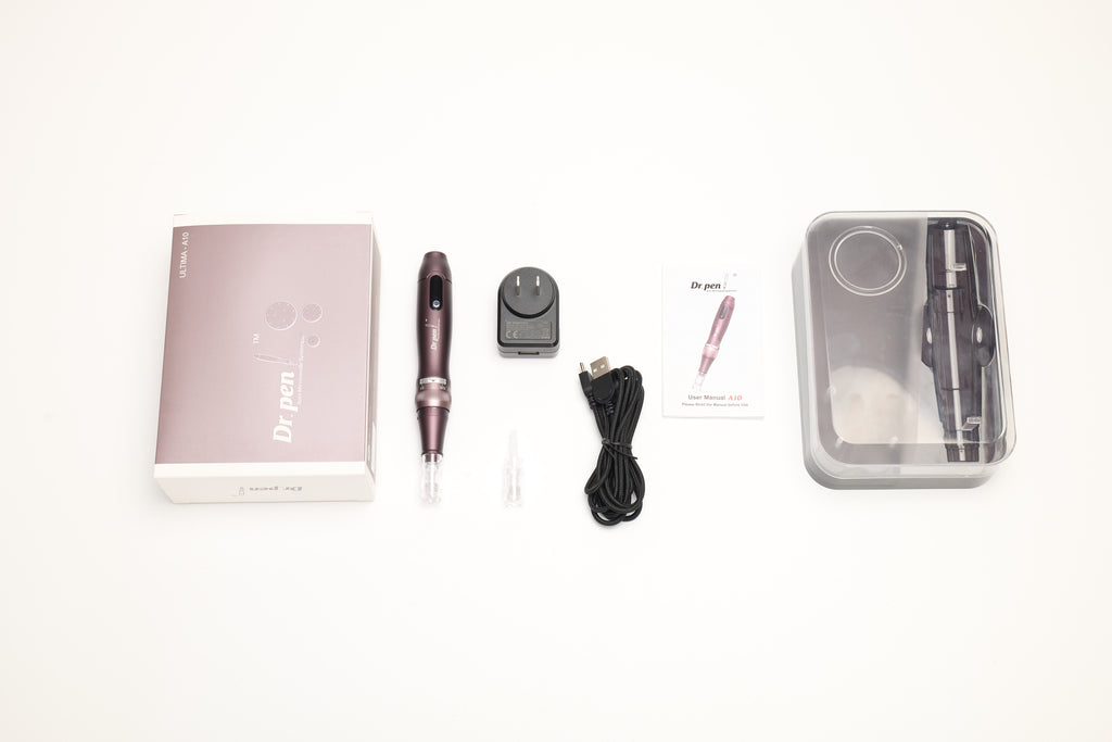 Ultimate Professional Microneedling Kit A10: 6 Sterile Heads for Complete Facial & Body Transformation