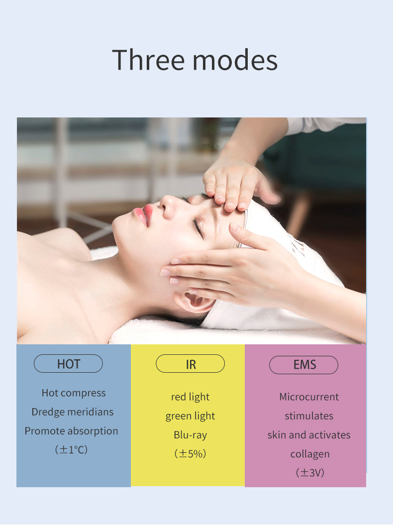 Neck Lifting Massager True Beauty Glow Facial Massager for Skin Care, Improve, Firm, Tightening and Smooth