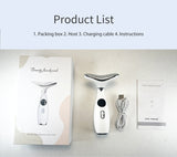 Neck Beauty Device True Beauty Glow Facial Massager for Skin Care, Improve, Firm, Tightening and Smooth