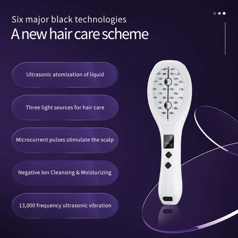 Scalp Care Liquid Ultrasonic Atomizing Comb