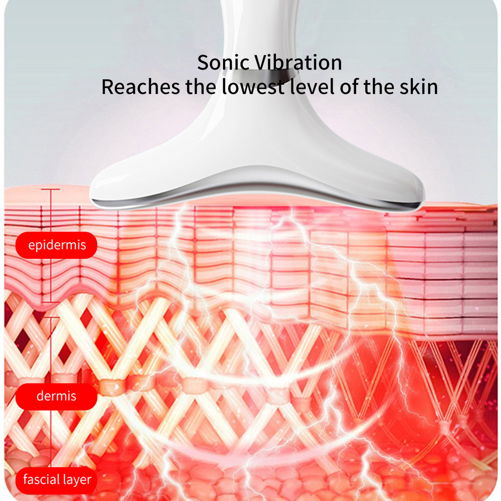 Neck Lifting Massager True Beauty Glow Facial Massager for Skin Care, Improve, Firm, Tightening and Smooth
