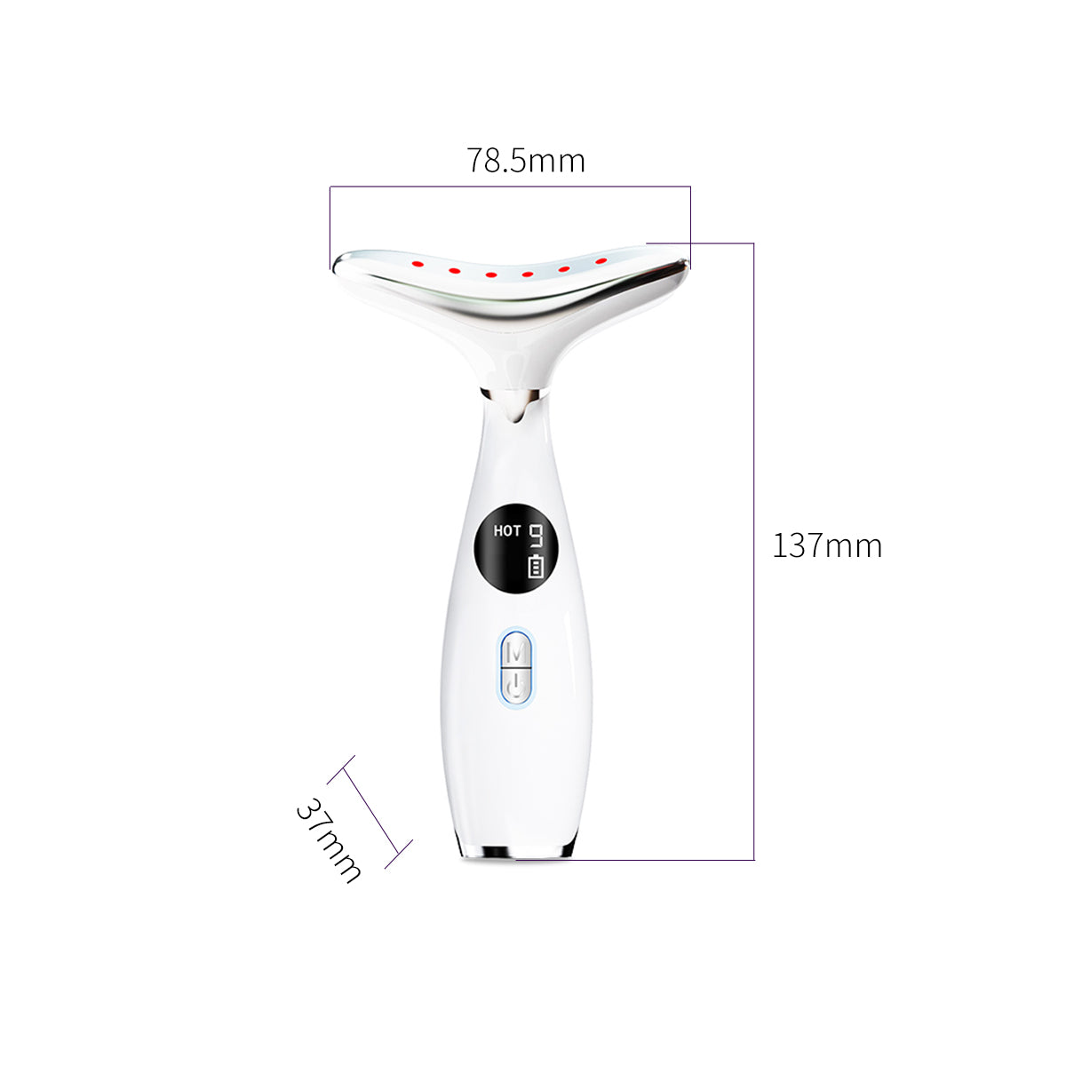 Neck Lifting Massager True Beauty Glow Facial Massager for Skin Care, Improve, Firm, Tightening and Smooth