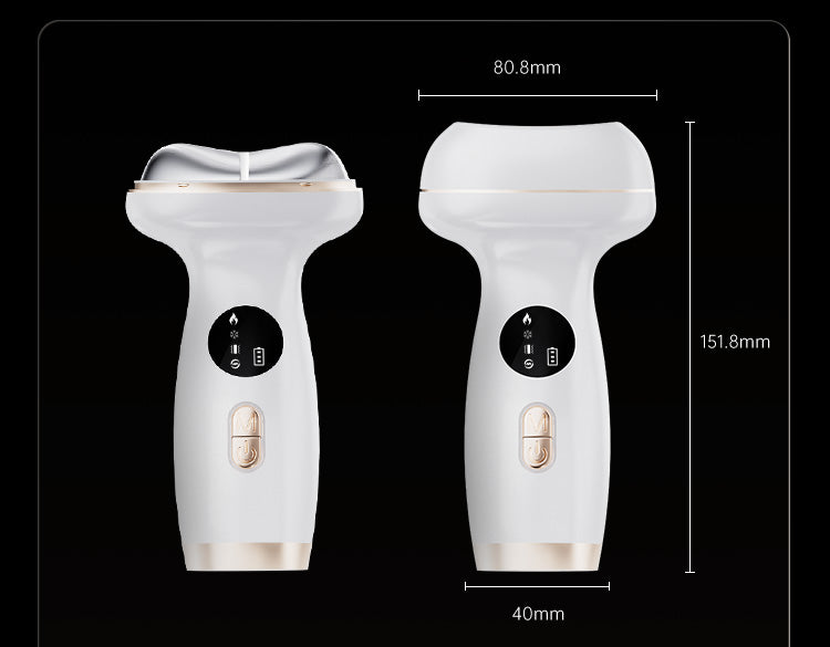 Hot-Cold Neck Beauty Device for Skin Care and Skin Rejuvenation