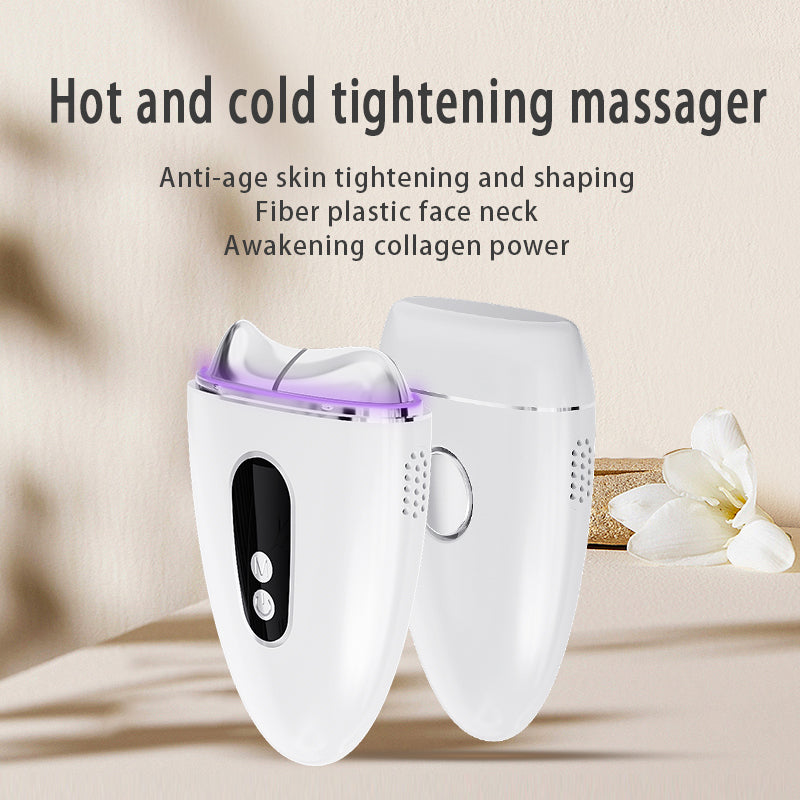 Hot-Cold Tightening Massage Beauty Device for Tightening and Collagen Face and Neck
