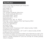 Hello Face L120 Red & Near-Infrared Light Therapy Pad for Skin Rejuvenation and Pain Relief