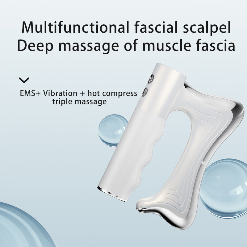 Fascialknife Multifunctional fascial scalpelDeep massage of muscle fascia EMS+ Vibration + hot compress triple massage