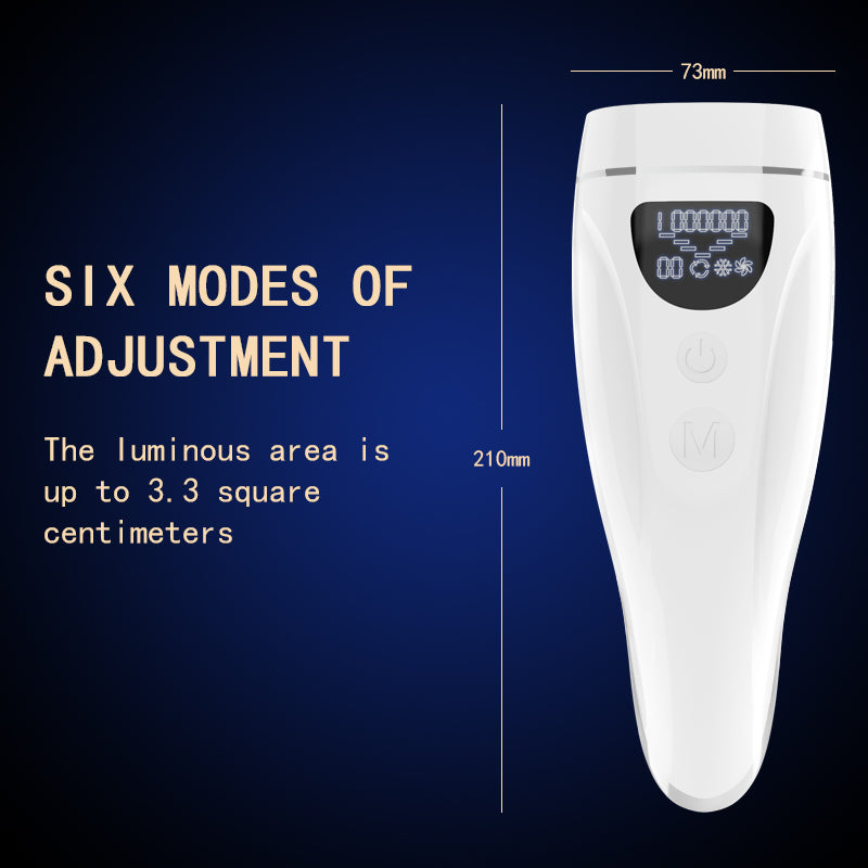 2025 Home Use Handheld IPL Hair Removal for Women Upgraded 990000 Flashes Painless Hair Remover Facial Hair Removal Device