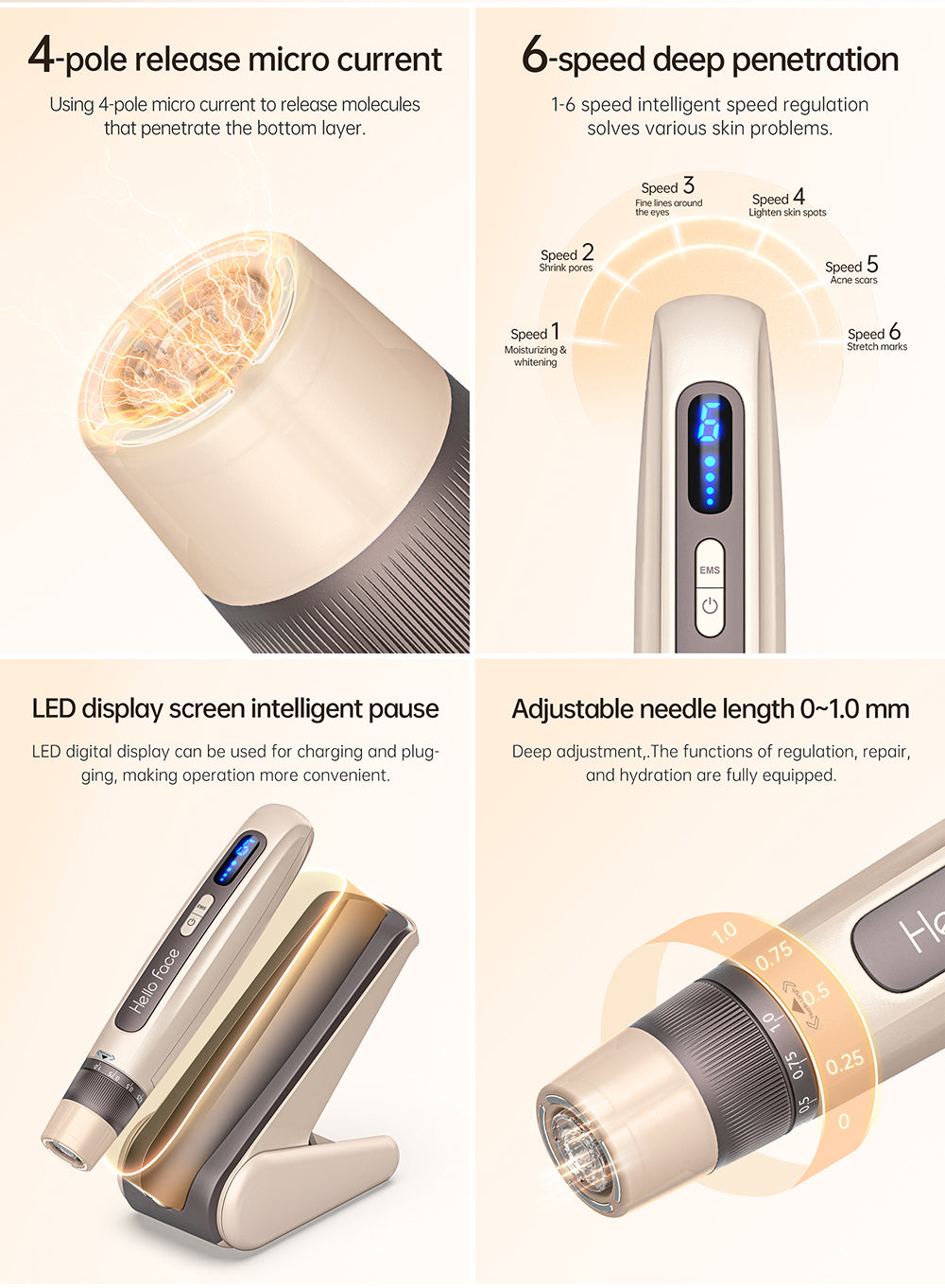 Newest Hydra.Pen H5 Pen With Serum Container Hydra Mesotherapy Serum Applicator Derma Microneedling Pen