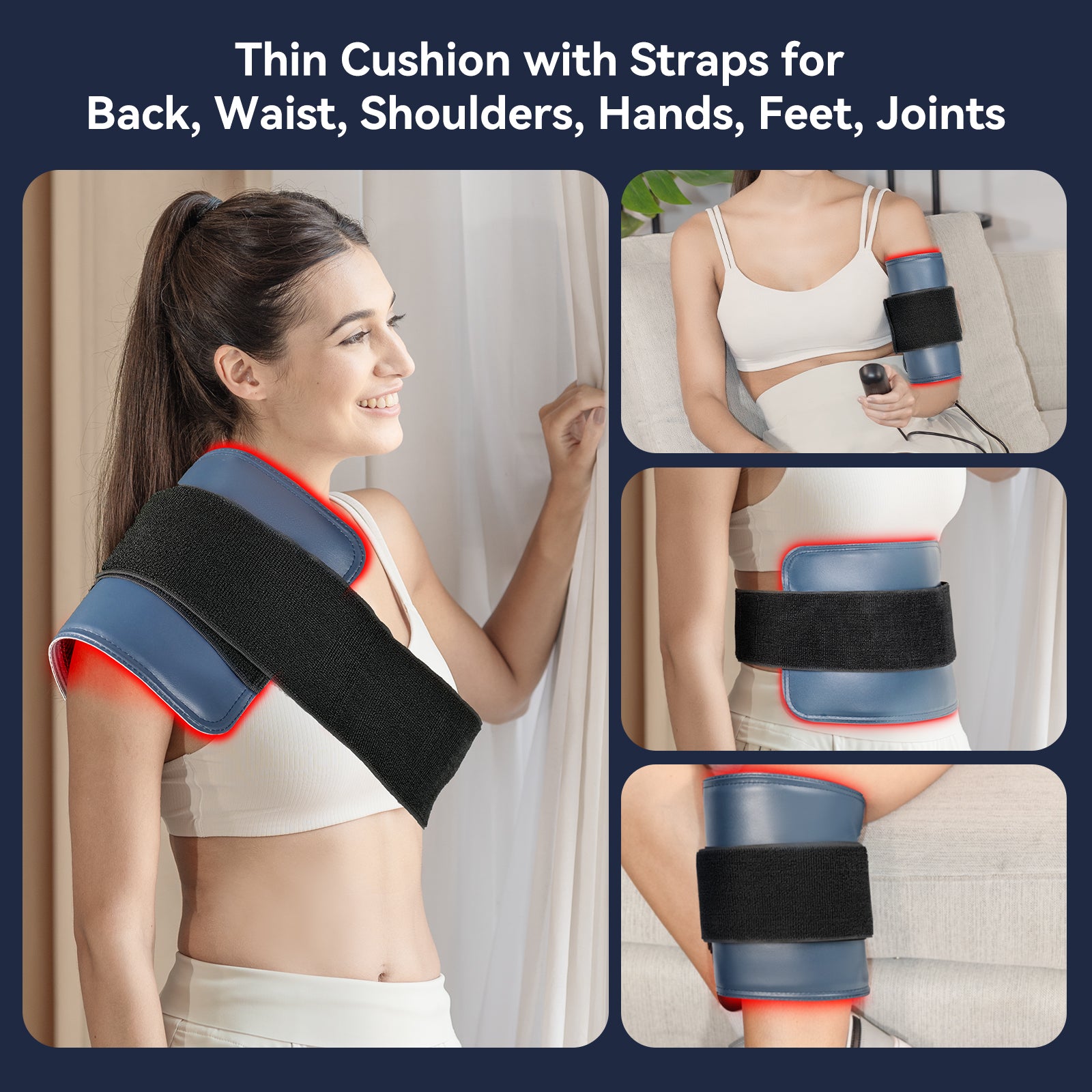 FlexiHeat Pro L400: Dual-Wavelength Therapeutic Pad with 660nm & 850nm