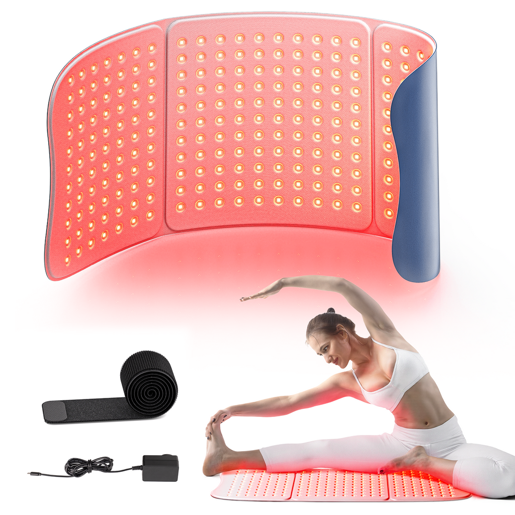 Red Light Belt 660nm 850nm Infrared Physiotherapy Lamp Therapy Full Body Red Light Therapy Belt Wrap Pain Relief for Spa Clinic