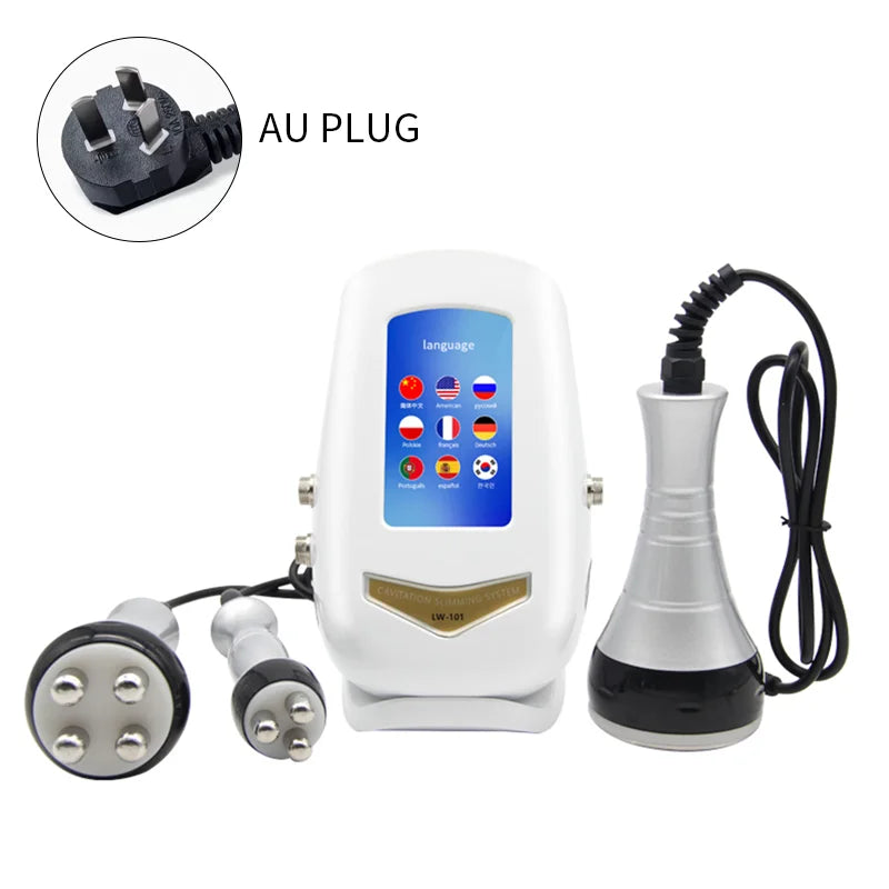 2025 Hot Selling 40K Ultrasonic Cavitation Body Facial Radiofrequency Massage Weight Loss Machine Body Shaping Slimming Fat Burn